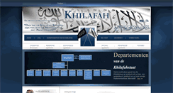 Desktop Screenshot of khilafah.nl
